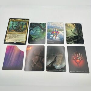 Magic The Gathering Art Cards Lot Of 8 MTG Set Booster Inserts Large Kadena MTG
